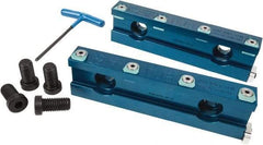 Kurt - 1.075" Jaw Width, Quick Change Jaw System, Vise Jaw Set - Aluminum Alloy, Bolt On, Soft Jaws - USA Tool & Supply