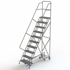 TRI-ARC - Rolling & Wall Mounted Ladders & Platforms Type: All-Directional Ladder Style: Rolling Safety Ladder - USA Tool & Supply