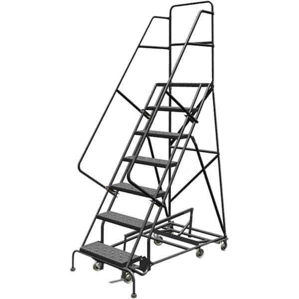 TRI-ARC - Rolling & Wall Mounted Ladders & Platforms Type: All-Directional Ladder Style: Rolling Safety Ladder - USA Tool & Supply