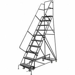 TRI-ARC - Rolling & Wall Mounted Ladders & Platforms Type: All-Directional Ladder Style: Rolling Safety Ladder - USA Tool & Supply