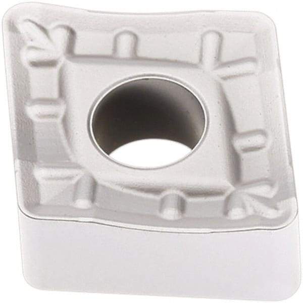 Seco - CNMM643 R4 Grade TP2501 Carbide Turning Insert - Al2O3 Finish, 80° Diamond, 3/4" Inscr Circle, 1/4" Thick, 3/64" Corner Radius - USA Tool & Supply