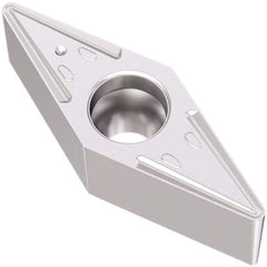 Seco - VBMT331 M3 Grade TP2501 Carbide Turning Insert - Al2O3 Finish, 35° Diamond, 3/8" Inscr Circle, 3/16" Thick, 1/64" Corner Radius - USA Tool & Supply