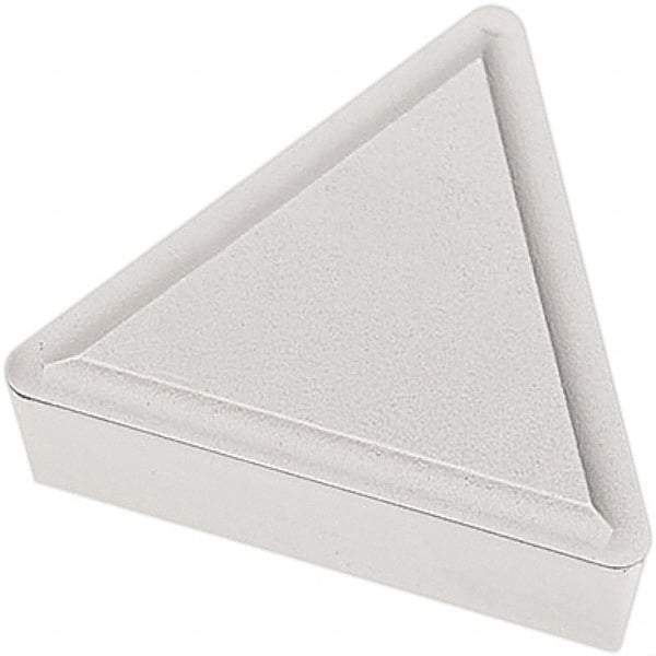 Seco - TPMR321 F1 Grade TP2501 Carbide Turning Insert - Al2O3 Finish, 60° Triangle, 3/8" Inscr Circle, 1/8" Thick, 1/64" Corner Radius - USA Tool & Supply