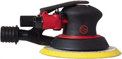 Chicago Pneumatic - 12,000 OPM, 16 CFM Air Consumption, 90 psi Air Pressure, Palm Air Orbital Sander - Round Pad, Hook & Loop Backing, 1/4" Inlet - USA Tool & Supply