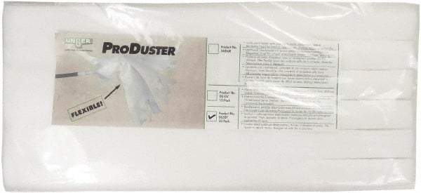 Unger - Replacement Woven Duster - 18" OAL, White - USA Tool & Supply