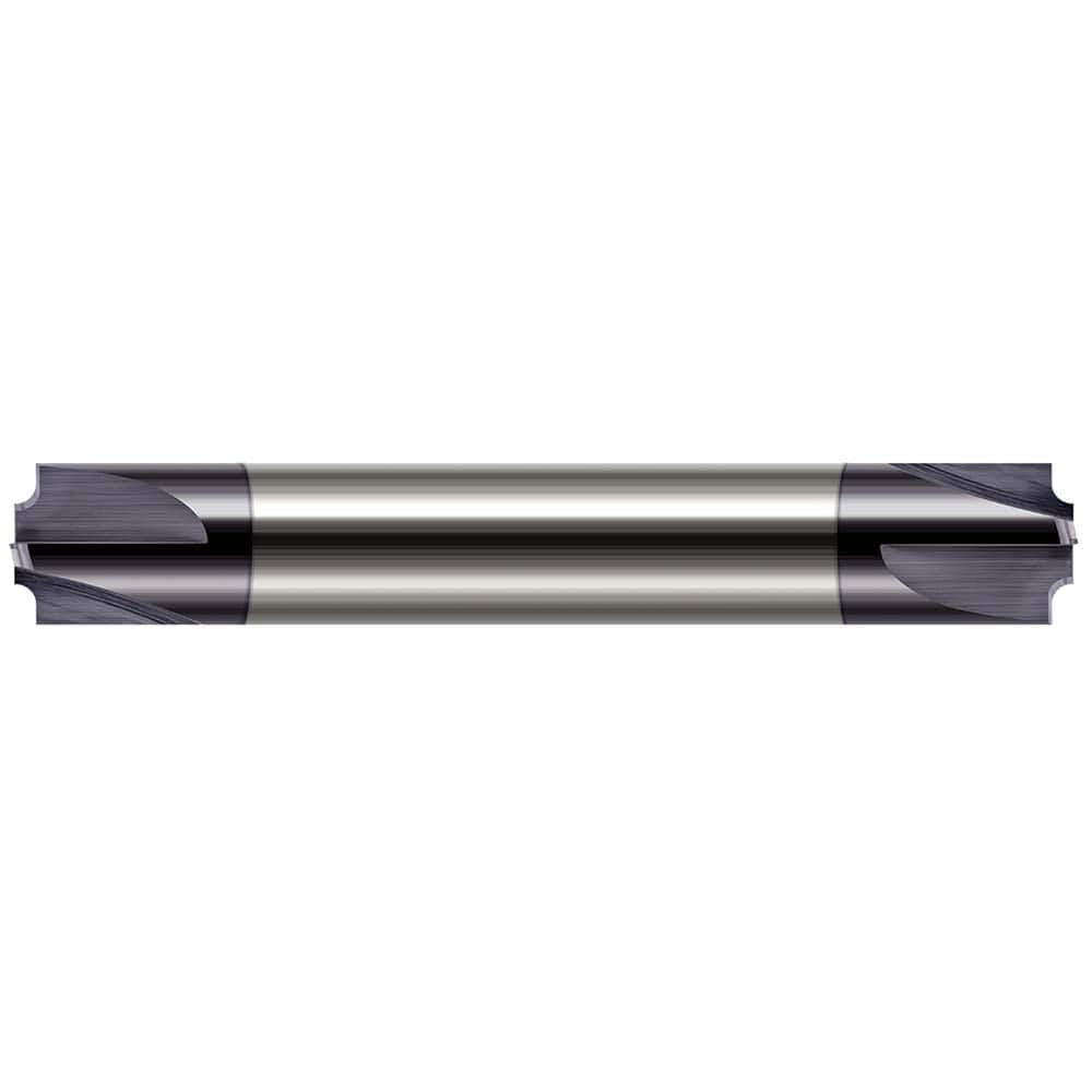 Harvey Tool - Corner Rounding End Mills; Material: Solid Carbide ; Single or Double End: Double ; Radius (Decimal Inch): 0.0400 ; Mill Diameter (Inch): 1/4 ; Mill Diameter (Decimal Inch): 0.2500 ; Number of Flutes: 4 - Exact Industrial Supply