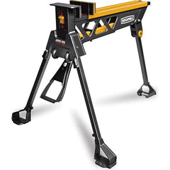 Rockwell - Stationary Work Benches, Tables Type: Foldup Sawhorse Top Material: Metal - USA Tool & Supply