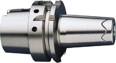 HAIMER - 12mm Hole Diam, HSK63A Taper Shank Shrink Fit Tool Holder & Adapter - 130mm Projection, 24mm Nose Diam, 47mm Clamping Depth, 25,000 RPM, Through Coolant - Exact Industrial Supply