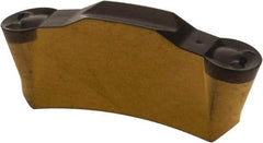 Iscar - 420TGMF Grade IC8250, 4mm Cutting Width Carbide Grooving Insert - 14.9mm Max Depth of Cut, Neutral, 2mm Corner Radius, TiCN/Al2O3/TiN Finish - USA Tool & Supply