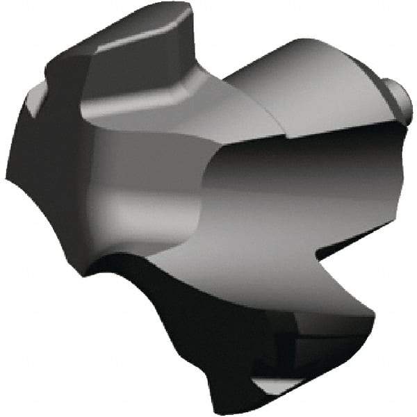 Kennametal - Series KenTIP, 10.6mm Diam Grade KCP15 140° Replaceable Drill Tip - Carbide, AlTiN Finish, K Seat Size - USA Tool & Supply
