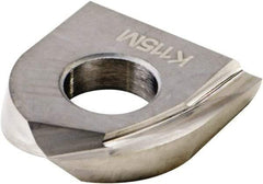 Kennametal - KDMB32M0 Grade K115M Carbide Milling Insert - Uncoated, 0.1969" Thick, 16mm Corner Radius - USA Tool & Supply