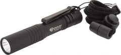 Streamlight - White LED Bulb, 45 Lumens, Mini Flashlight - Black Aluminum Body, 1 AAA Alkaline Battery Included - USA Tool & Supply