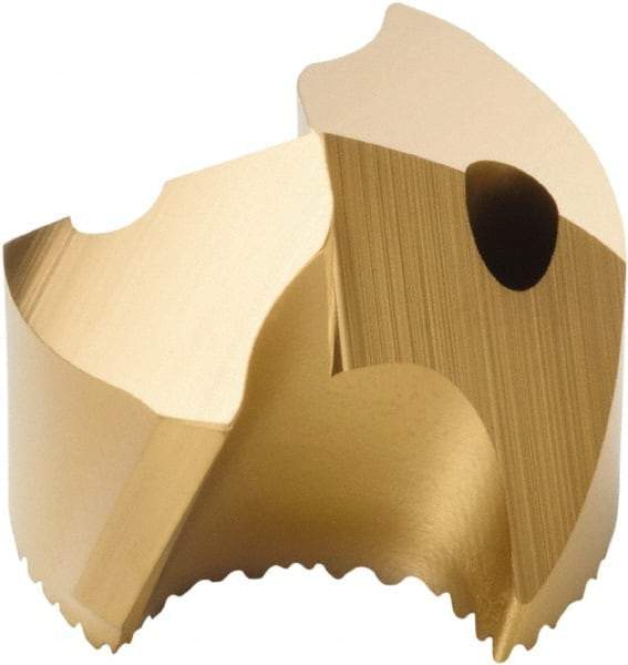 Seco - Series SD100, 15.1mm Diam 140° Replaceable Drill Tip - Carbide, TiAlN Finish, Through Coolant - USA Tool & Supply