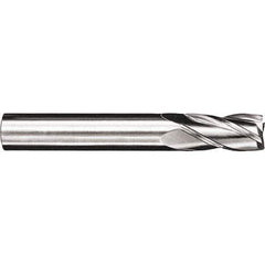 SGS - 16mm, 32mm LOC, 16mm Shank Diam, 92mm OAL, 4 Flute, Solid Carbide Square End Mill - Single End, Uncoated, Spiral Flute, 30° Helix, Centercutting, Right Hand Cut, Right Hand Flute, Series 54M - USA Tool & Supply