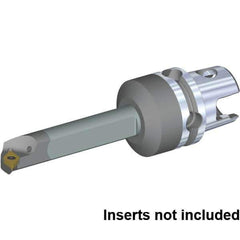 Kennametal - Left Hand Cut, 20mm Min Bore Diam, Size KM40TS Carbide Modular Boring Cutting Unit Head - 80mm Max Bore Depth, Through Coolant, Compatible with DP.. 070204, DP.. 2151 - USA Tool & Supply