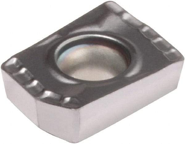 Kennametal - DFTX20204 MD Grade KC7140 Carbide Indexable Drill Insert - TiN Finish, Trigon, 2.25mm Inscribed Circle - USA Tool & Supply