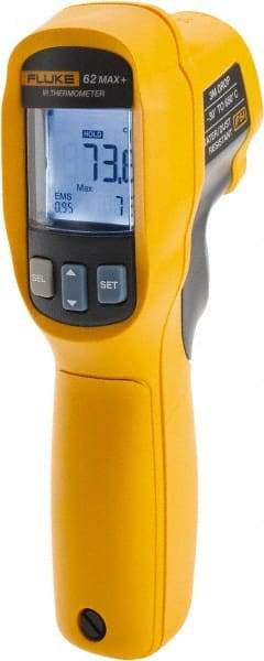 Fluke - -30 to 650°C (-22 to 1202°F) Infrared Thermometer - 12:1 Distance to Spot Ratio - USA Tool & Supply