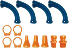 Loc-Line - 1/2" Hose Inside Diam, Coolant Hose Elbow - For Use with Loc-Line Modular Hose System - USA Tool & Supply