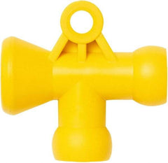 Loc-Line - 1/4" Hose Inside Diam, Coolant Hose T-Fitting - For Use with Loc-Line Modular Hose System - USA Tool & Supply