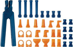 Loc-Line - 1/4" Hose ID, Coolant Hose Lathe Adapter Kit - For Loc-Line Modular Hose Systems - USA Tool & Supply