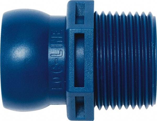 Loc-Line - 3/4" Hose ID, Male to Female Coolant Hose Connector - 3/4" BSPT, For Loc-Line Modular Hose Systems - USA Tool & Supply