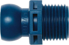 Loc-Line - 1/2" Hose ID, Male to Female Coolant Hose Connector - 1/2" BSPT, For Loc-Line Modular Hose Systems - USA Tool & Supply