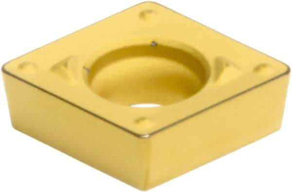 Sumitomo - CCMT32.52 ENK Grade AC830P Carbide Turning Insert - Al2O3 Finish, 80° Diamond, 3/8" Inscr Circle, 5/32" Thick, 1/32" Corner Radius - USA Tool & Supply