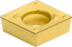 Sumitomo - CCMT32.52 ENK Grade AC830P Carbide Turning Insert - Al2O3 Finish, 80° Diamond, 3/8" Inscr Circle, 5/32" Thick, 1/32" Corner Radius - USA Tool & Supply