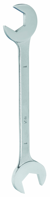 1 x 1" - Chrome Satin Finish Double Open End Angle Wrench - USA Tool & Supply