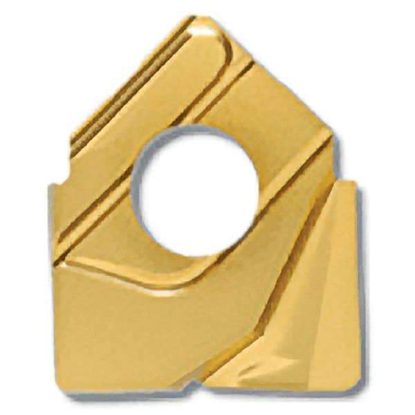 Iscar - HCCD.75-R.125 QF Grade IC908 Carbide Milling Insert - TiAlN Finish, 0.183" Thick, 1/8" Corner Radius - USA Tool & Supply