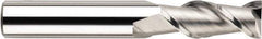 SGS - 18mm, 32mm LOC, 18mm Shank Diam, 92mm OAL, 2 Flute, Solid Carbide Square End Mill - Single End, TiB2 Finish, Spiral Flute, 45° Helix, Centercutting, Right Hand Cut, Right Hand Flute, Series 44M - USA Tool & Supply