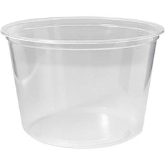 Fabri-Kal - 1 500-Piece 16 oz Rectangular Clear Polypropylene Food Storage Container - USA Tool & Supply