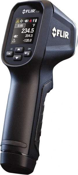 FLIR - -30 to 650°C (-22 to 1,202°F) Infrared Thermometer - 30:1 Distance to Spot Ratio - USA Tool & Supply