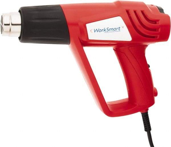 Value Collection - 122 to 1,022°F Heat Setting, Heat Gun - 120 Volts, 12.5 Amps, 1,500 Watts, 6' Cord Length - USA Tool & Supply