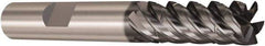 Seco - 10mm, 5 Flute, Single End, Solid Carbide, Corner Chamfer End Mill - 88mm OAL, 48° Helix, Right Hand Flute, 40mm LOC, Right Hand Cut - USA Tool & Supply