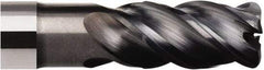 Seco - 6mm, 12mm LOC, 6mm Shank Diam, 60mm OAL, 4 Flute, Solid Carbide Square End Mill - Single End, SIRON-A Finish, Helical Flute, Right Hand Cut, Right Hand Flute - USA Tool & Supply