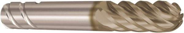 Seco - 8mm Diam, 23mm LOC, 6 Flute Solid Carbide Ball End Mill - HXT Finish, Single End, 63mm OAL, 4.5mm Shank Diam, Spiral Flute - USA Tool & Supply