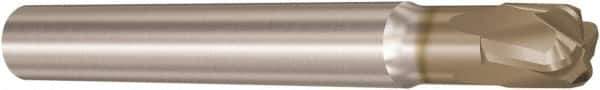 Seco - 10mm, 4 Flute, Single End, Solid Carbide, 3mm Corner Radius End Mill - 80mm OAL, 10° Helix, Right Hand Flute, 3mm LOC, Right Hand Cut, 32mm Extended Reach - USA Tool & Supply