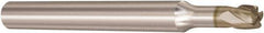 Seco - 3mm, 4 Flute, Single End, Solid Carbide, 1mm Corner Radius End Mill - 40mm OAL, 28° Helix, Right Hand Flute, 3mm LOC, Right Hand Cut, 8mm Extended Reach - USA Tool & Supply