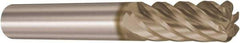 Seco - 10mm, 6 Flute, Single End, Solid Carbide, 1mm Corner Radius End Mill - 72mm OAL, 38° Helix, Right Hand Flute, 26mm LOC, Right Hand Cut - USA Tool & Supply