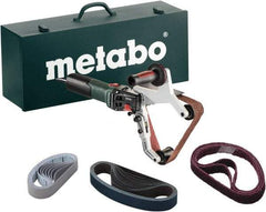 Metabo - 1-1/2 x 30", 2,400 to 8,900 RPM Air Belt Sander - 0.25 hp, 1,650 to 5,500 SFPM - USA Tool & Supply