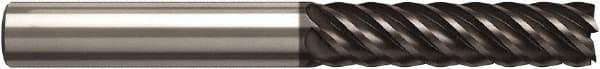 Seco - 16mm, 65mm LOC, 16mm Shank Diam, 125mm OAL, 8 Flute, Solid Carbide Square End Mill - Single End, NXT Finish, Helical Flute, 45° Helix, Centercutting, Right Hand Cut, Right Hand Flute, Series JS520 - USA Tool & Supply