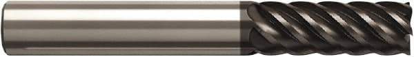 Seco - 10mm, 25mm LOC, 10mm Shank Diam, 72mm OAL, 6 Flute, Solid Carbide Square End Mill - Single End, NXT Finish, Helical Flute, 45° Helix, Centercutting, Right Hand Cut, Right Hand Flute, Series JS520 - USA Tool & Supply