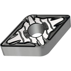 Walter - DNMG442 RM5 Grade WSM10S Carbide Turning Insert - 55° Diamond, 1/2" Inscr Circle, 1/4" Thick, 1/32" Corner Radius - USA Tool & Supply