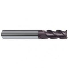 9mm Dia. - 67mm OAL - 45° Helix Firex Carbide End Mill - 3 FL - USA Tool & Supply