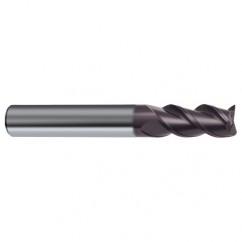 5.5mm Dia. - 57mm OAL - 45° Helix Firex Carbide End Mill - 3 FL - USA Tool & Supply