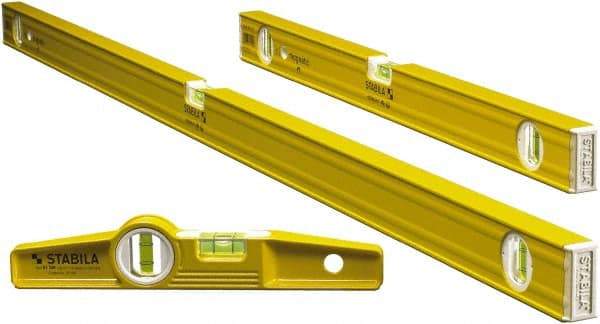 Stabila - Level Kits Level Kit Type: Magnetic Box Beam & Torpedo Level Kit Maximum Measuring Range (Feet): 48 - USA Tool & Supply