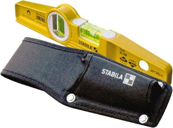 Stabila - Level Holster Mount - Black, Use with 25010, 25100, 25245 & 25360 - USA Tool & Supply