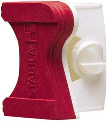 Stabila - Level Replacement End Cap Mount - Red, Use with R300 Series Levels - USA Tool & Supply