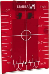 Stabila - Laser Level Target Plate - Use with LAR200, LAR250 - USA Tool & Supply